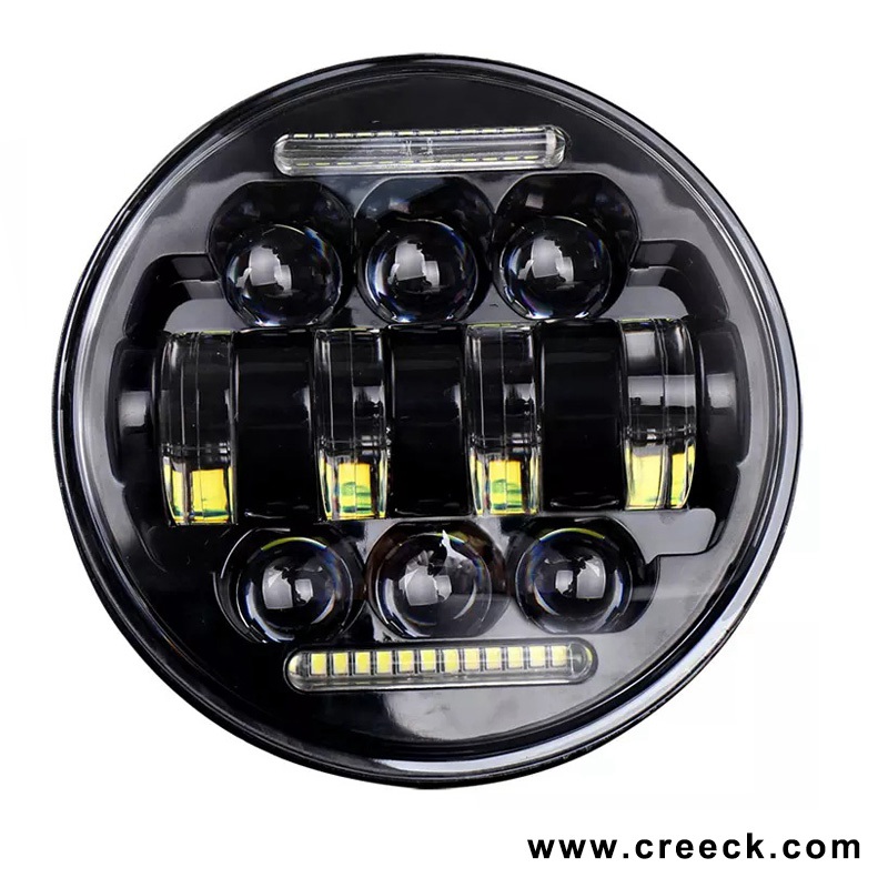 5.75 Inch 66W Round LED Headlight