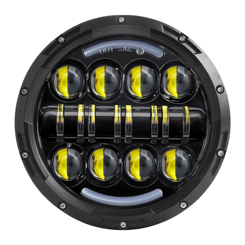 7 Inch 80W Round LED Headlight