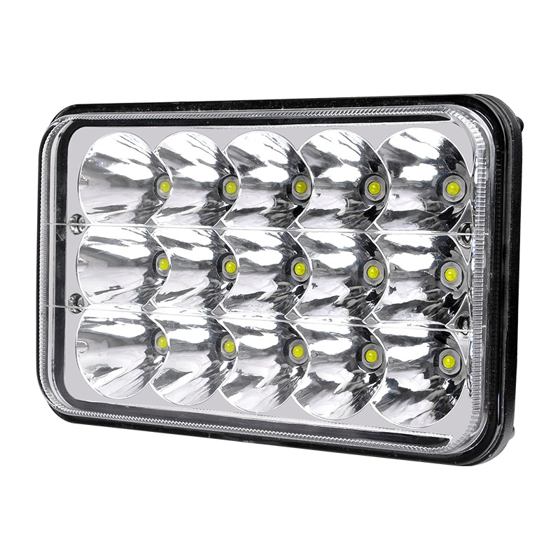 4x6 Inch 45W Square LED Headlight