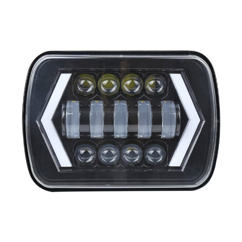 5x7 Inch 55W Square LED Headlight