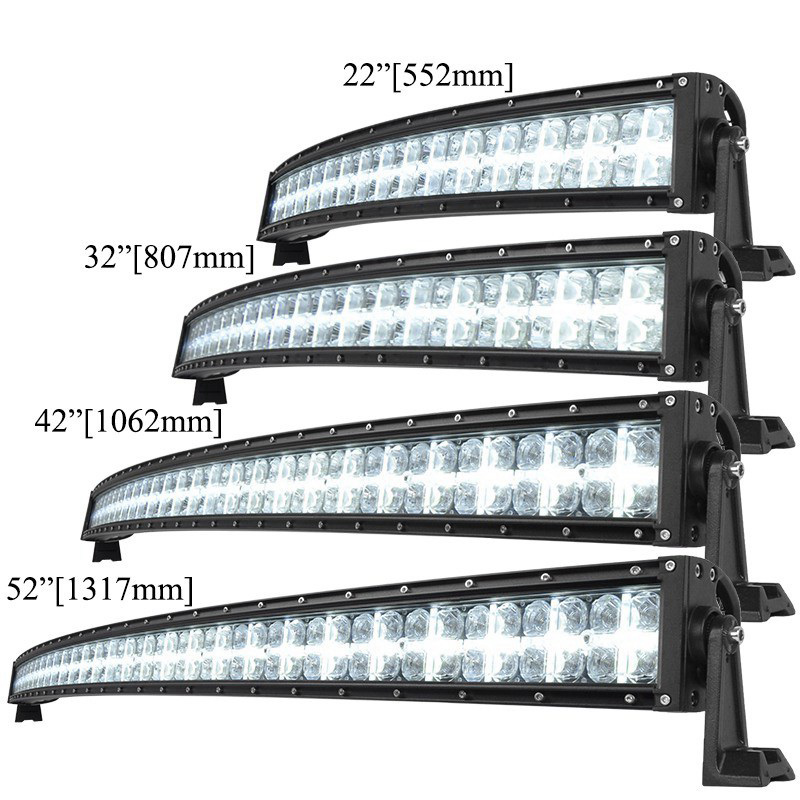 Dual Row 7D Curved LED Light Bar